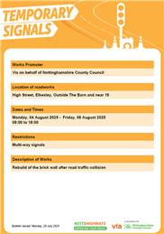 Roadworks Bulletin